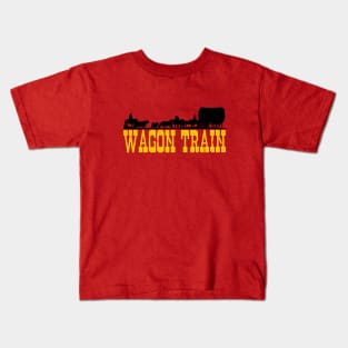 Wagon Train - Logo - 50s/60s Tv Western Kids T-Shirt